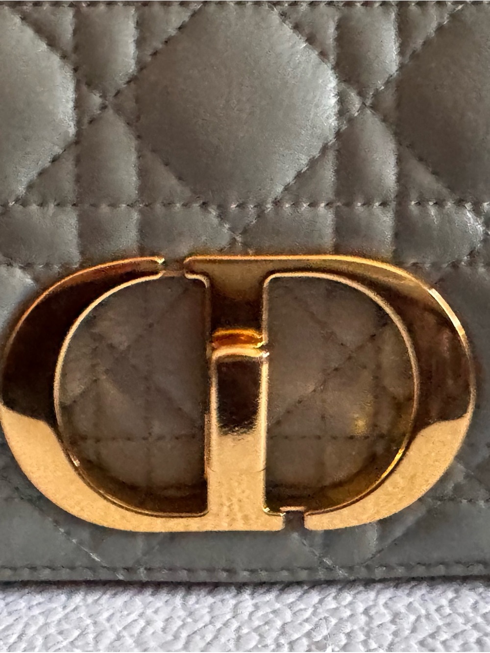 FIRM PRICE Dior Caro Medium - Stone Grey - Picture 7 of 10